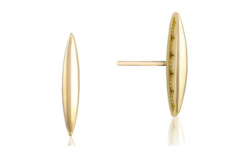 Gold studs by TACORI in The Ivy Lane collection